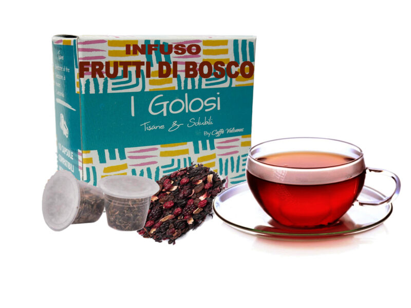 Capsule compatibili Nespresso* - TISANA AI FRUTTI DI BOSCO